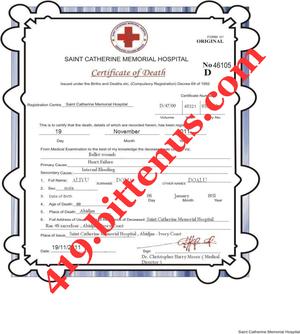 death certificate 1